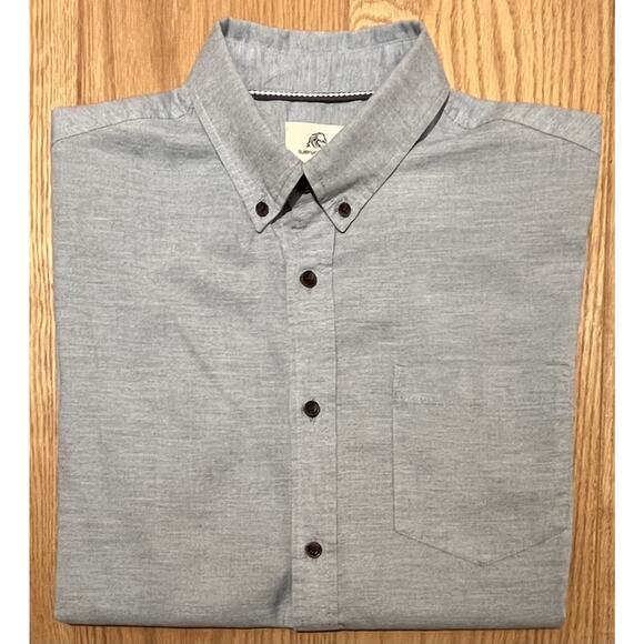 Men’s Surfside Supply Chambray Button-Down Shirt Medium - Picture 5 of 7